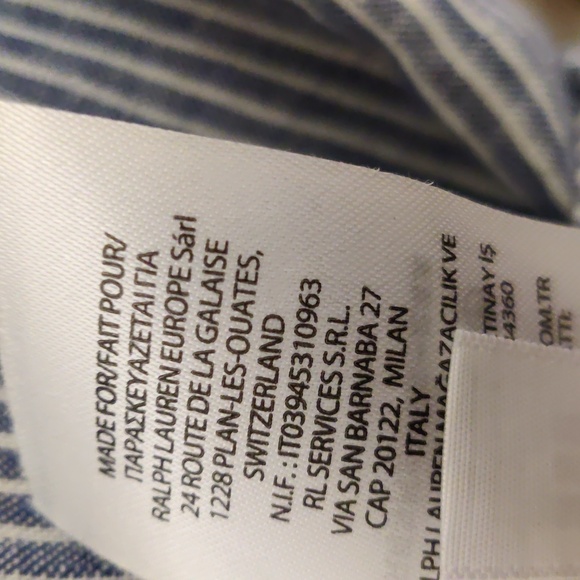 Ralph Lauren Black Label Women's Shirt Size Large - Picture 7 of 8